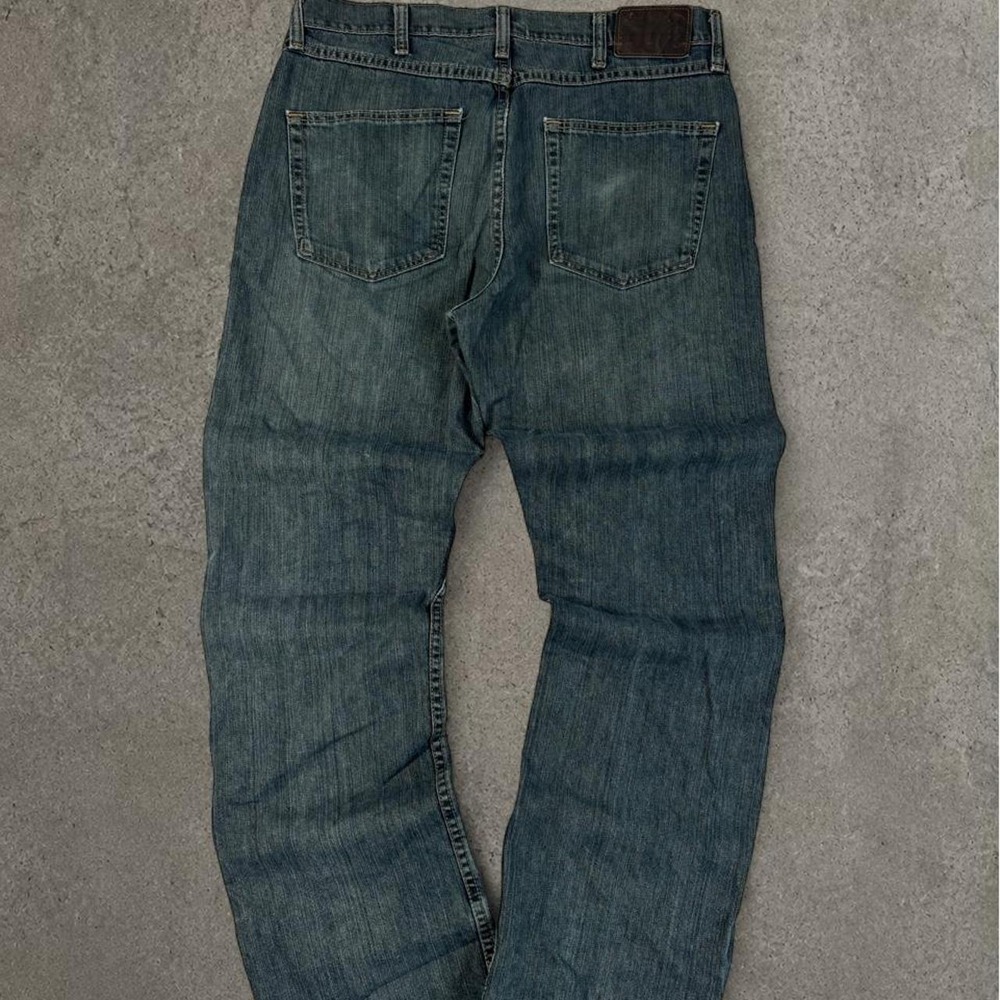 Magellan Outdoors Mens 34x32 Baggy Wide Leg Denim Jeans Blue 2000s Y2K 31MAADT